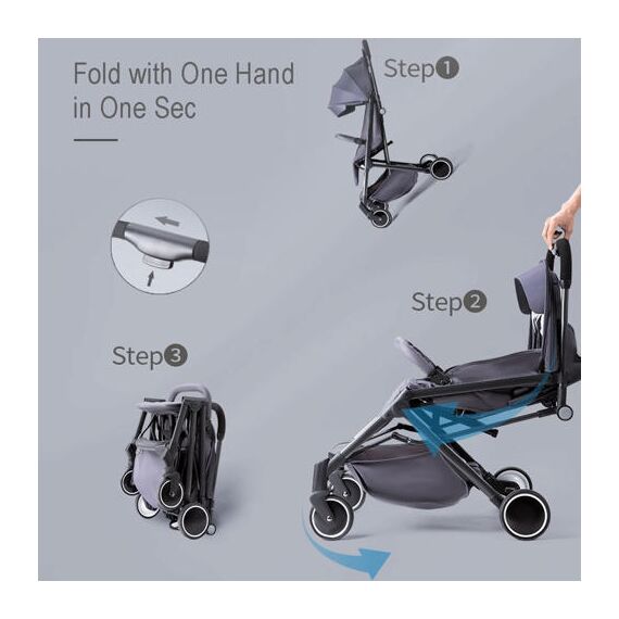 Teknum Travel Lite Sld Baby Stroller With Sunveno Stroller Organizer 0-4 Years, 10 image
