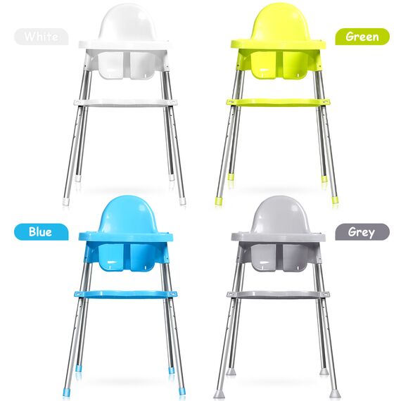 Teknum H1 Baby High Chair 2 Modes 6–36 Months, Color: Grey, 7 image