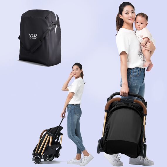 Teknum Travel Lite Stroller Sld Cabin Fold 0–4 Years Up To 22Kg, Color: Black, 7 image