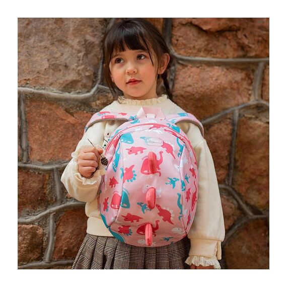 Sunveno Kids Backpack With Safety Harness 2-8 Years, Color: pink, 8 image