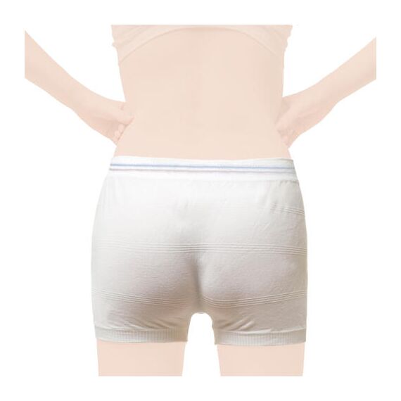 Sunveno Postpartum Mesh Underwear 2 Pieces, Color: White, Maternity Size: S, 7 image