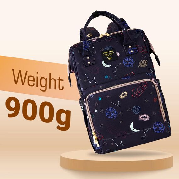 Sunveno Diaper Bag With Usb Charging Port And Changing Pad, Color: Navy Blue, 15 image