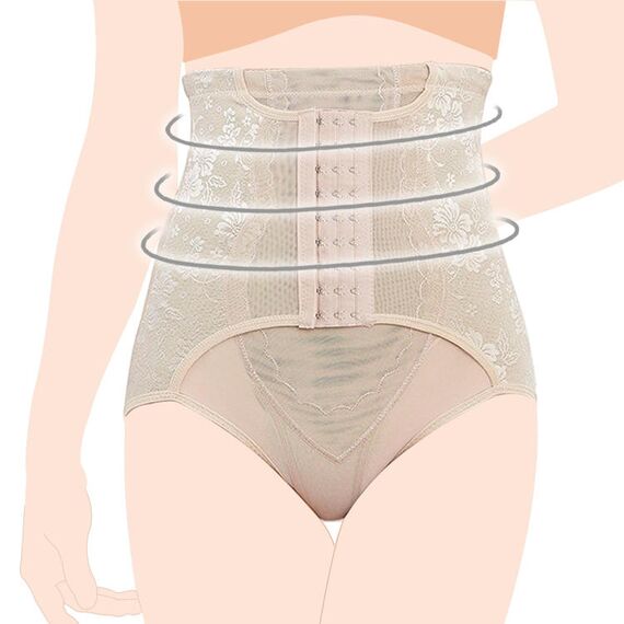 Sunveno Maternity Postpartum Abdominal Pant Style Belt, Color: Beige, Maternity Size: XXL, 6 image