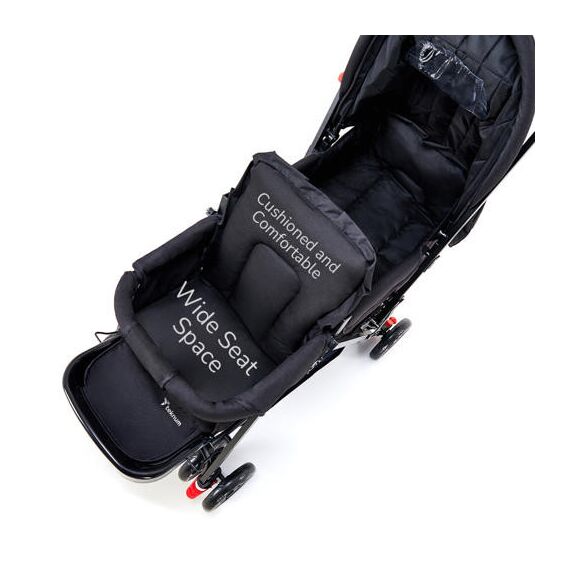 Teknum Double Baby Stroller Twin 6-36 Months 20Kg, Color: Black, 11 image
