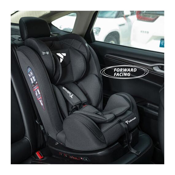 Teknum Evolve 2 Car Seat Group 0+/1/2/3 0–12 Years Up To 36Kg, Color: Grey, 10 image