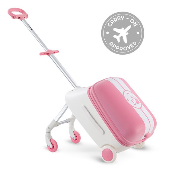 Teknum 3In1 Ride On Suitcase 34L 3+ Years Up To 70Kg, Color: pink