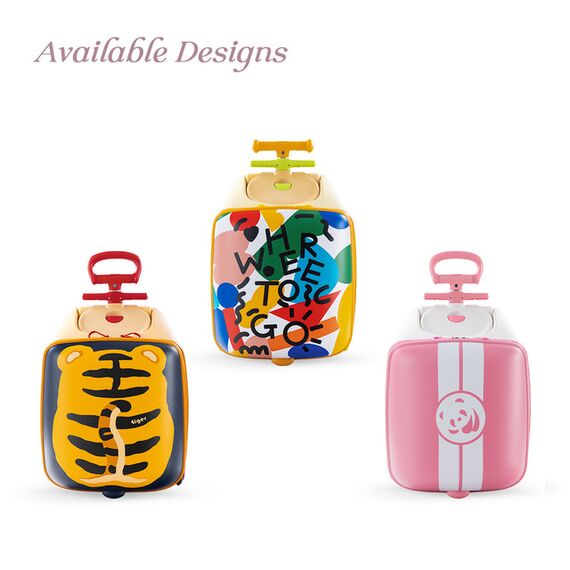 Teknum 3In1 Ride On Suitcase 34L 3+ Years Up To 70Kg, Color: pink, 10 image