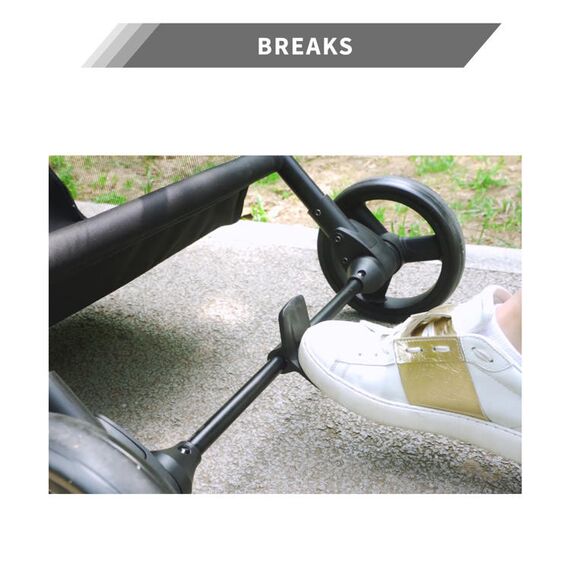 Teknum Stroll-1 Reversible Travel Baby Stroller 0–48 Months Up To 22Kg, Color: Black, 5 image