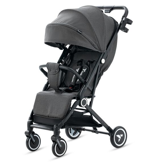 Teknum Travel Cabin Baby Stroller With Coffee Cup Holder 0–48 Months Up To 22Kg, Color: Slate Grey, 6 image