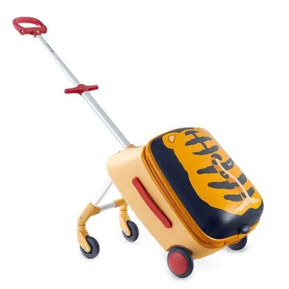 Teknum 3In1 Ride On Suitcase 34L 3+ Years Up To 70Kg, Color: Yellow Wave