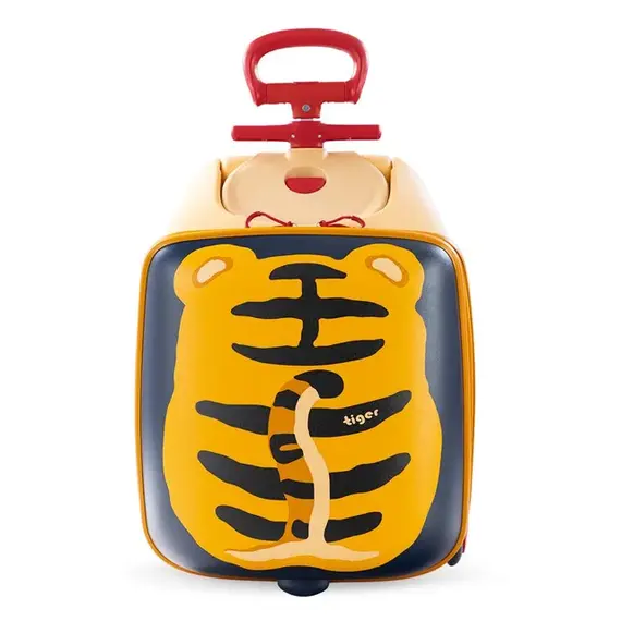 Teknum 3In1 Ride On Suitcase 34L 3+ Years Up To 70Kg, Color: Yellow Wave, 4 image
