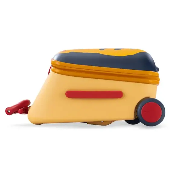 Teknum 3In1 Ride On Suitcase 34L 3+ Years Up To 70Kg, Color: Yellow Wave, 7 image