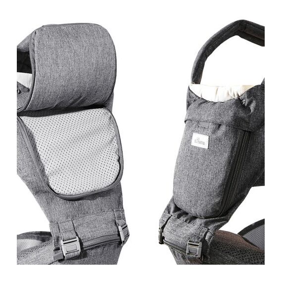 Sunveno Baby Carrier With Infant Hip Seat 0–36M – Grey, 3 image