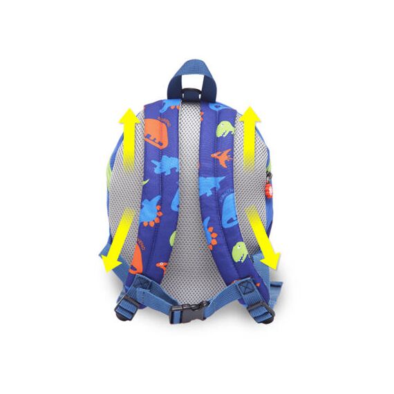 Sunveno Kids Backpack With Safety Harness 2-8 Years, Color: Blue, 7 image