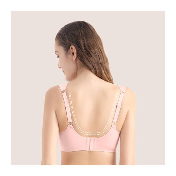 Sunveno Maternity Feeding Bra, Color: pink, Maternity Size: L, 8 image