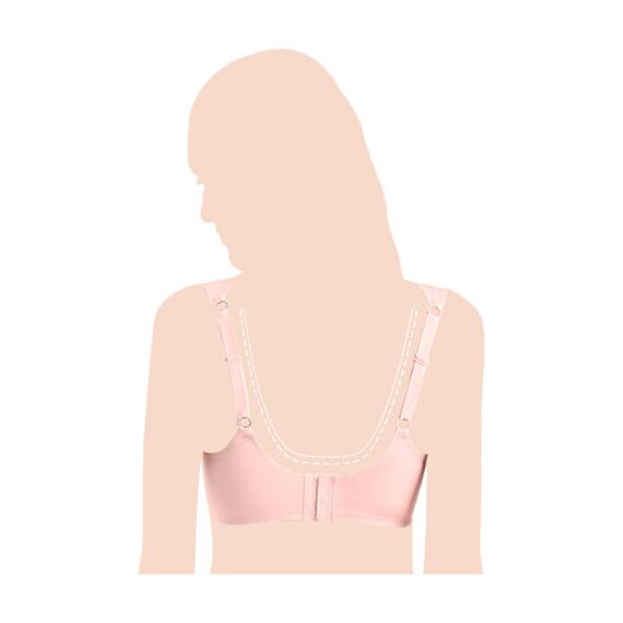 Sunveno Maternity Feeding Bra, Color: pink, Maternity Size: M, 5 image