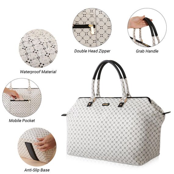 Sunveno Mommy Fashion Diaper Bag, Color: Grey, 6 image