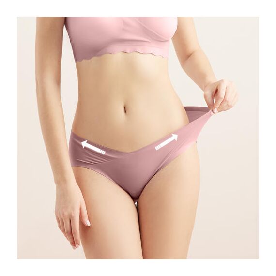 Sunveno Maternity Ultra Lite Pantie, Color: Brown, Maternity Size: L, 3 image
