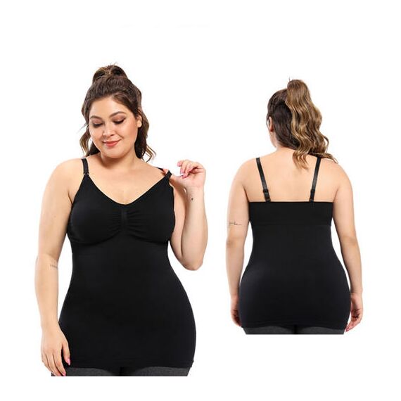 Sunveno Maternity Nursing Tank, Color: Black, Maternity Size: L, 3 image