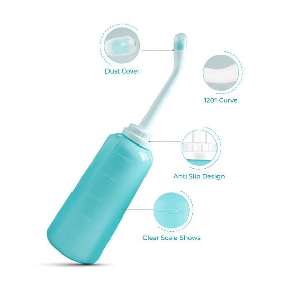 Sunveno Portable Bidet 500Ml, Color: Blue, 6 image