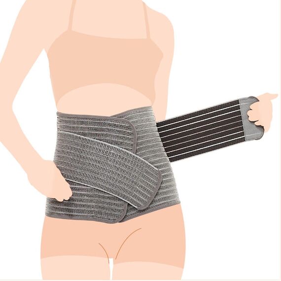 Sunveno Postpartum Abdominal Maternity Belt, Color: Grey, Maternity Size: S/M, 4 image
