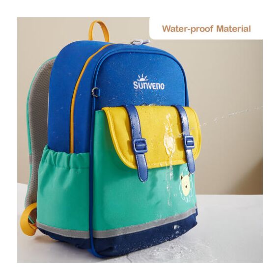 Sunveno School Backpack 16 Inch 16.8L, Color: Green, 7 image