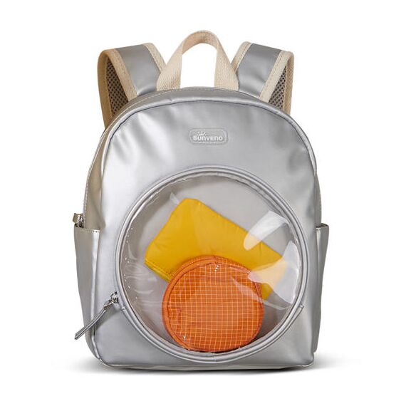 Sunveno Kids Backpack 11 Inch 6.5L, Color: Silver, 7 image