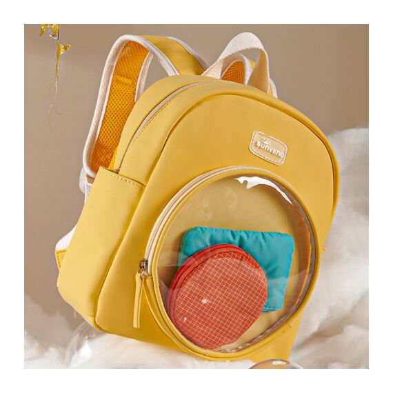 Sunveno Kids Backpack 11 Inch 6.5L, Color: yellow, 9 image