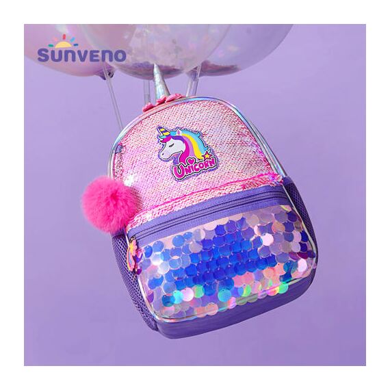 Sunveno Unicorn Sparkle Backpack 6.5L, Color: pink, 3 image
