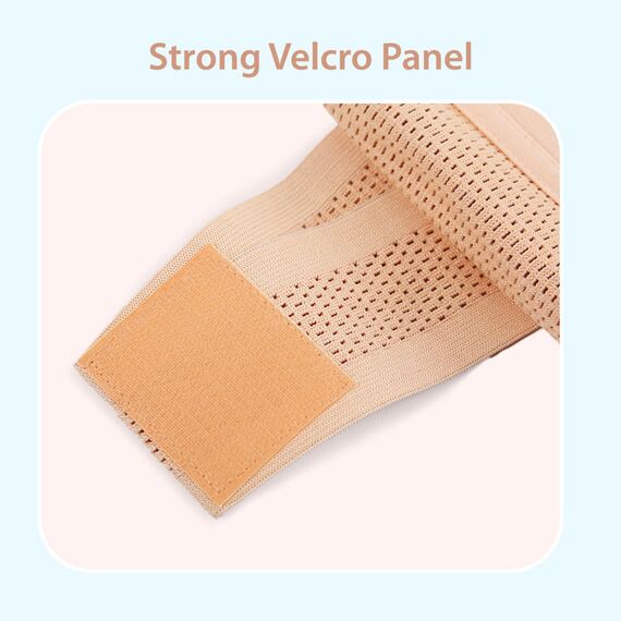 Sunveno Abdominal Support Maternity Cross Grip Belly Wrap, Color: Beige, Maternity Size: XXL, 8 image