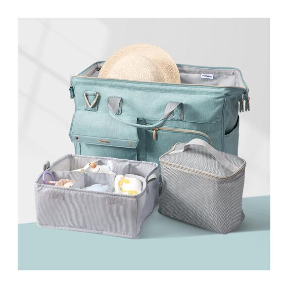 Sunveno 3In1 Travel Bag, Color: Green, 6 image