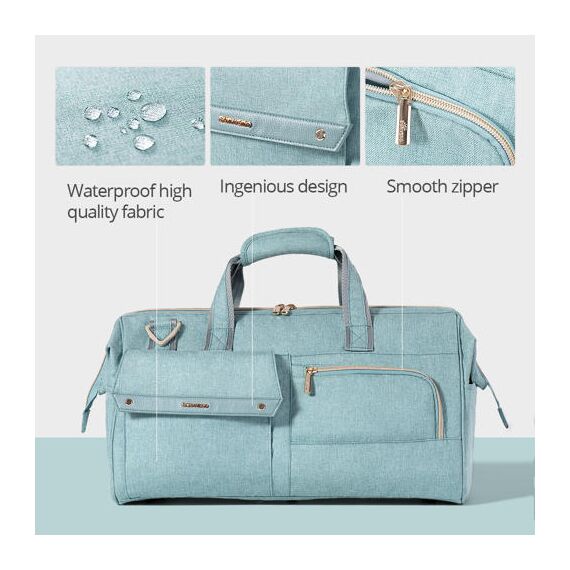 Sunveno 3In1 Travel Bag, Color: Green, 14 image