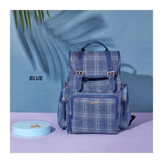 Sunveno Vouge Diaper Bag, Color: Blue, 15 image