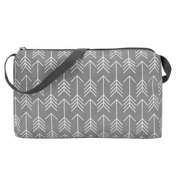 Little Story Diaper Bag Set Of 6 With Hooks, Color: Melange Grey, 6 image