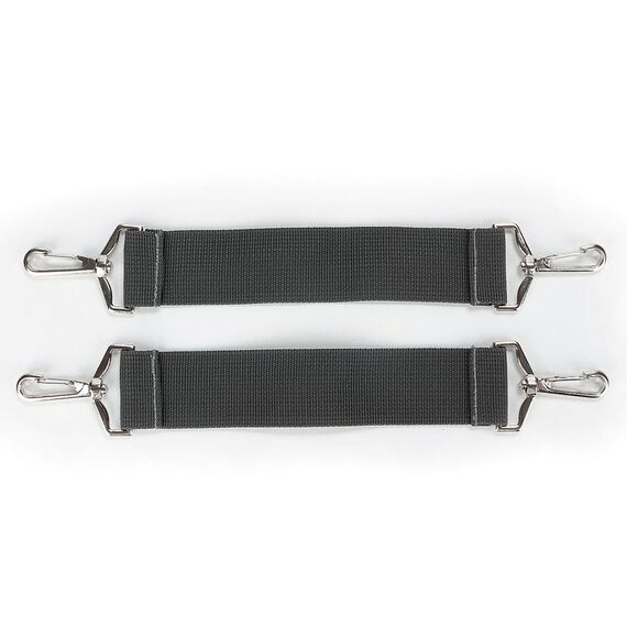 Little Story Diaper Bag Set Of 6 With Hooks, Color: Melange Grey, 8 image