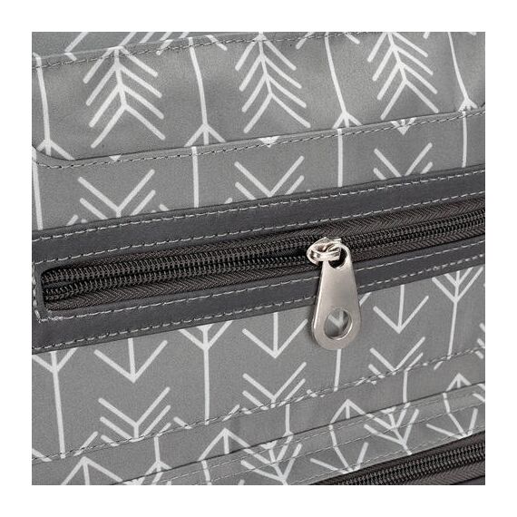 Little Story Diaper Bag Set Of 6 With Hooks, Color: Melange Grey, 10 image