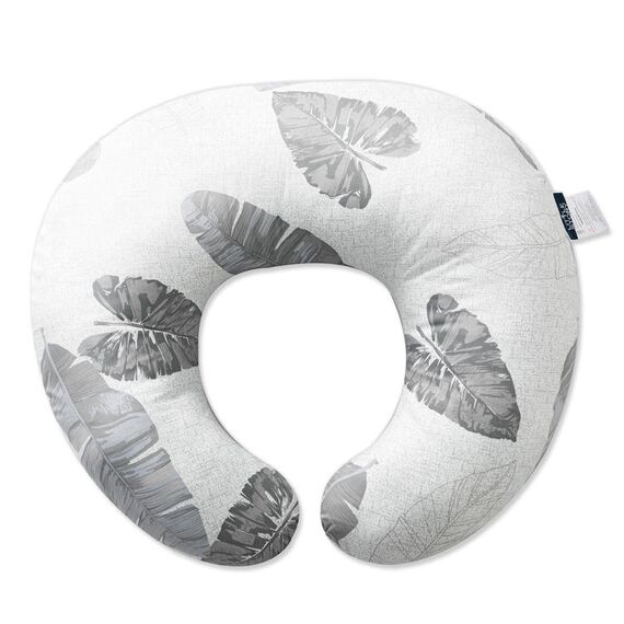Little Story Fiberfill Newborn Lounger Bed With Feeding Pillow, Color: Grey, 12 image