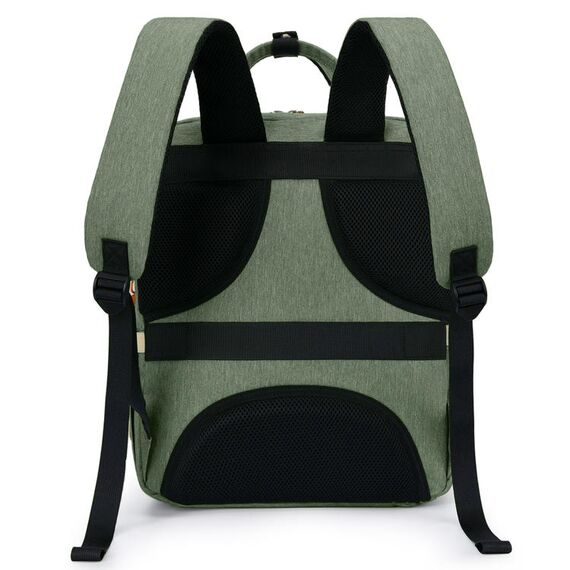 Little Story 2In1 Diaper Bag With Sanitizer Bottle Keychain & Stroller Hooks, Color: Green, 4 image