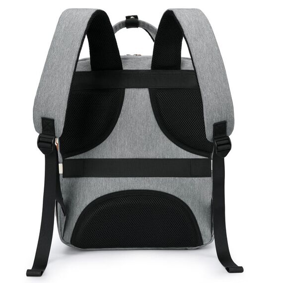 Little Story 2In1 Diaper Bag With Sanitizer Bottle Keychain & Stroller Hooks, Color: Grey, 9 image