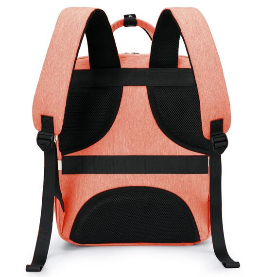 Little Story 2In1 Diaper Bag With Sanitizer Bottle Keychain & Stroller Hooks, Color: pink, 4 image