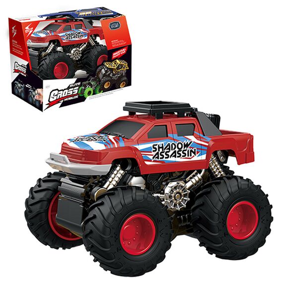 Little Story 4X4 Inertia Die Cast Car, Color: red