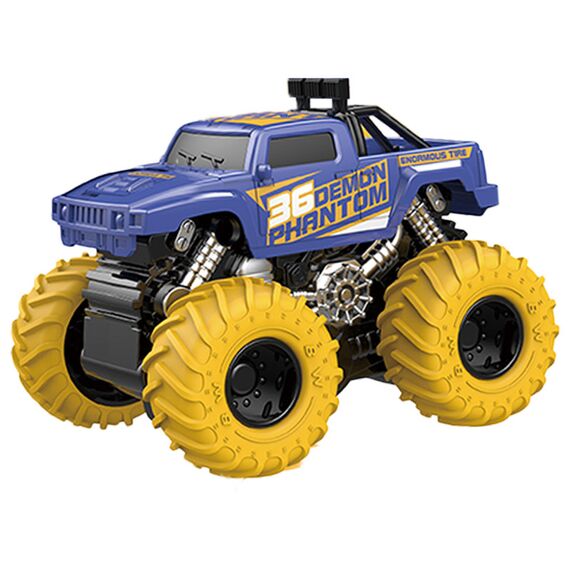 Little Story 4X4 Inertia Die Cast Car, Color: yellow, 3 image