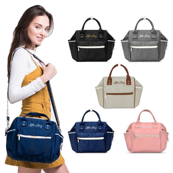 Little Story Ace Diaper Bag, Color: Blue, 16 image