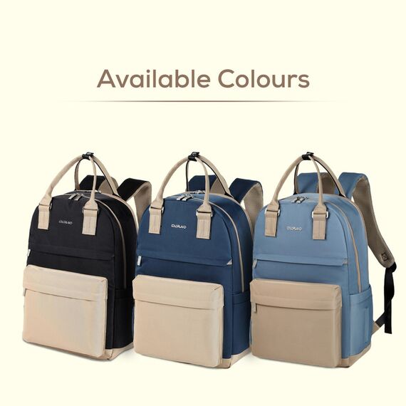 Little Story Kenzie Mom Dad Travel Diaper Backpack, Color: Navy Blue, 15 image