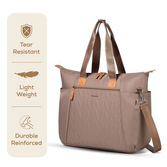 Little Story Zurich Pack And Go Baby Travel Diaper Bag, Color: Beige, 6 image