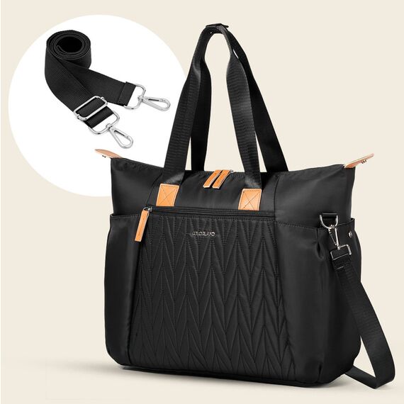 Little Story Zurich Pack And Go Baby Travel Diaper Bag, Color: Black, 9 image