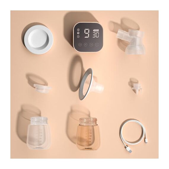 Sunveno Smart Automatic Dual Breast Pump With Controller 220Ml Rechargeable, 7 image