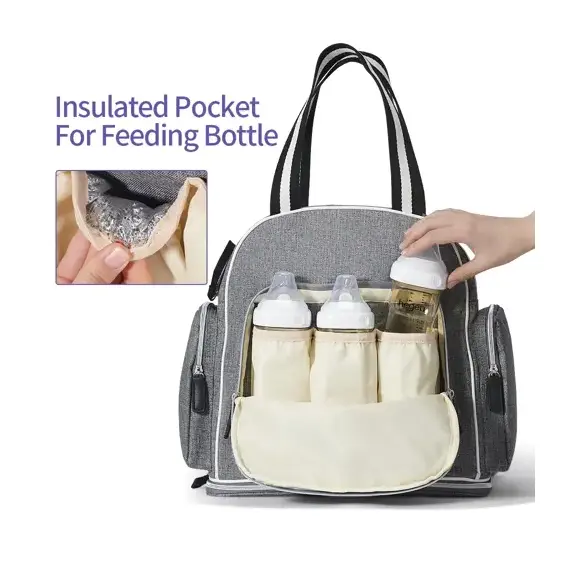 Sunveno Signature Maternity Diaper Bag 22L Convertible Expandable, 9 image