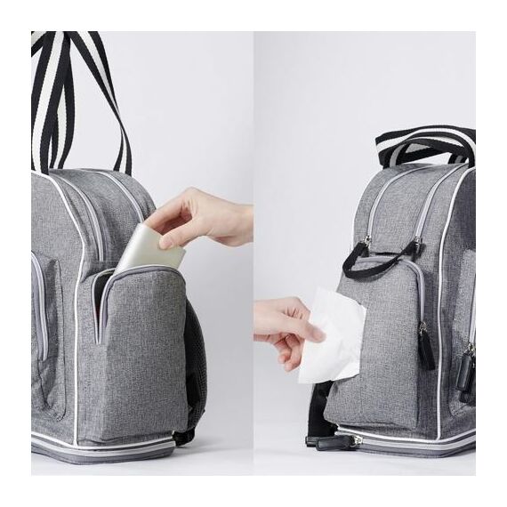 Sunveno Signature Maternity Diaper Bag 22L Convertible Expandable, 14 image