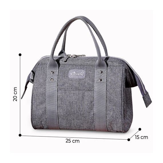 Sunveno Mini Grab & Go Diaper Bag 25Cm – Grey, 12 image